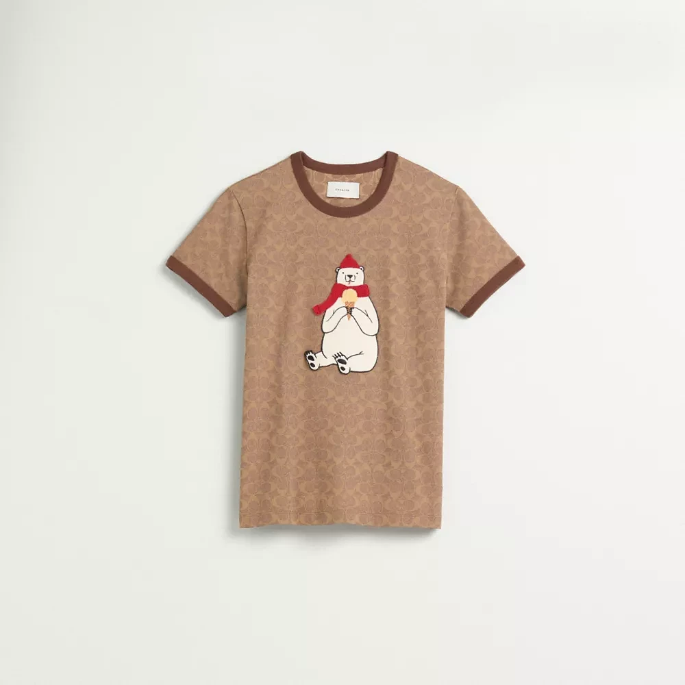 Restored Signature Polar Bear T Shirt