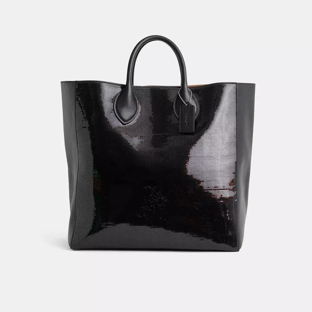 Restored Leo Tote 37 With Sequins