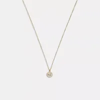 Signature Crystal Pearl Pendant Necklace