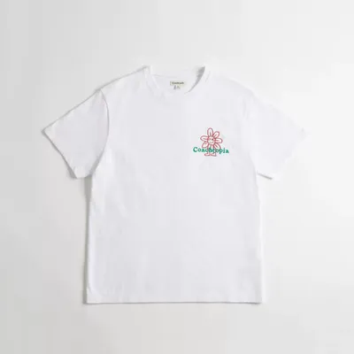 Relaxed T Shirt With Flower Print