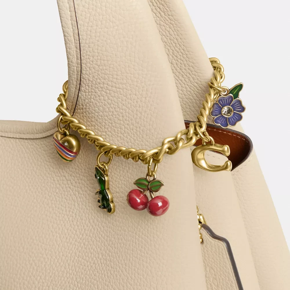 Motif Chain Bag Charm