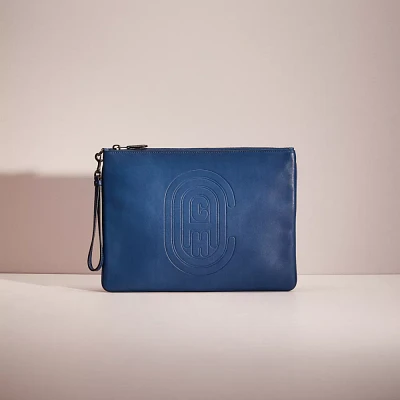 Restored Pouch 30 With Coach Patch