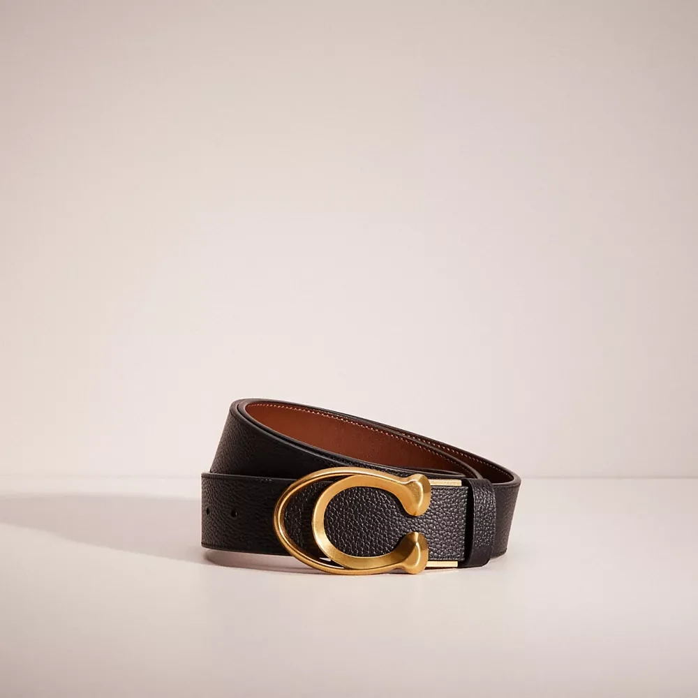 Restored Signature Buckle Belt, 38 Mm