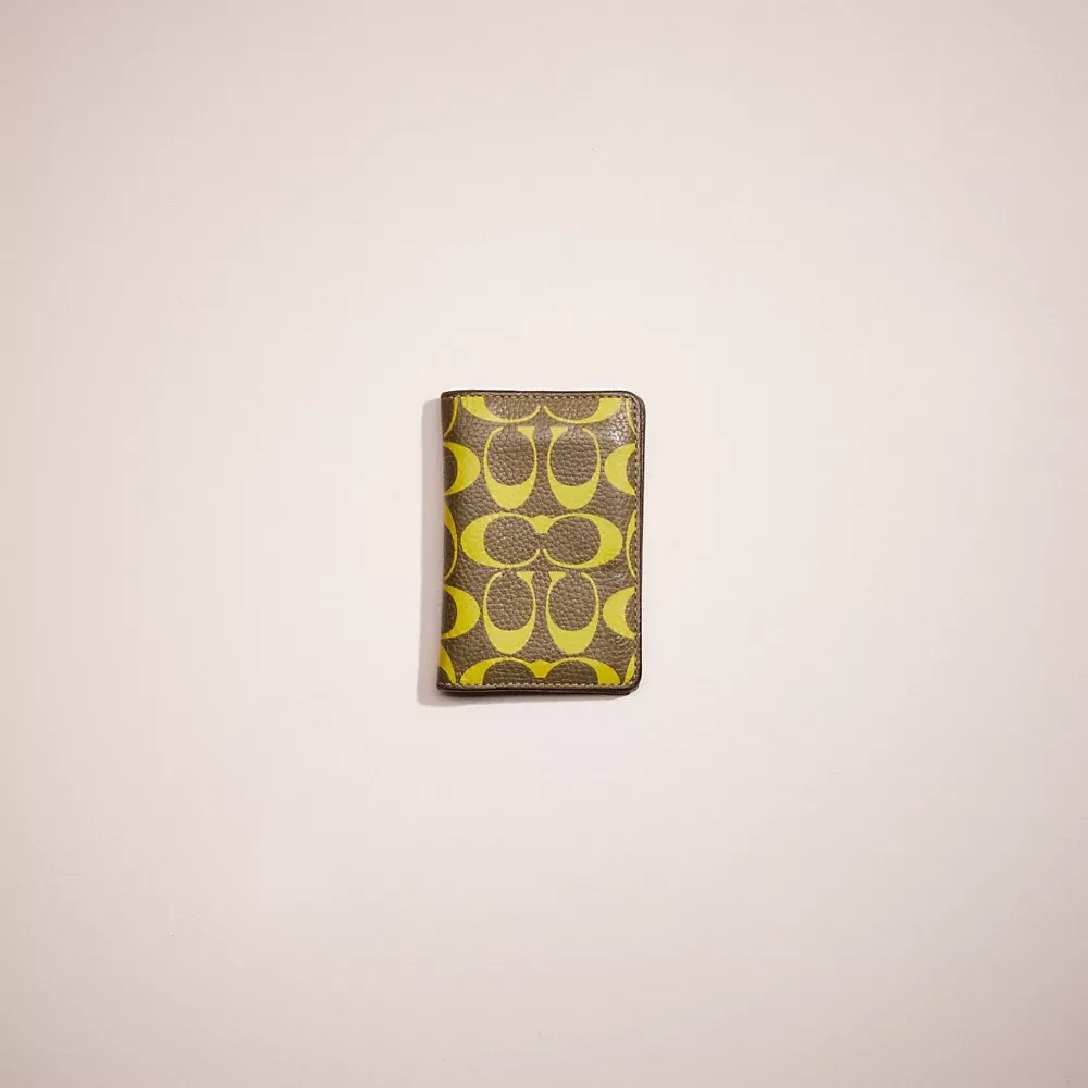 Restored Card Wallet In Signature Leather