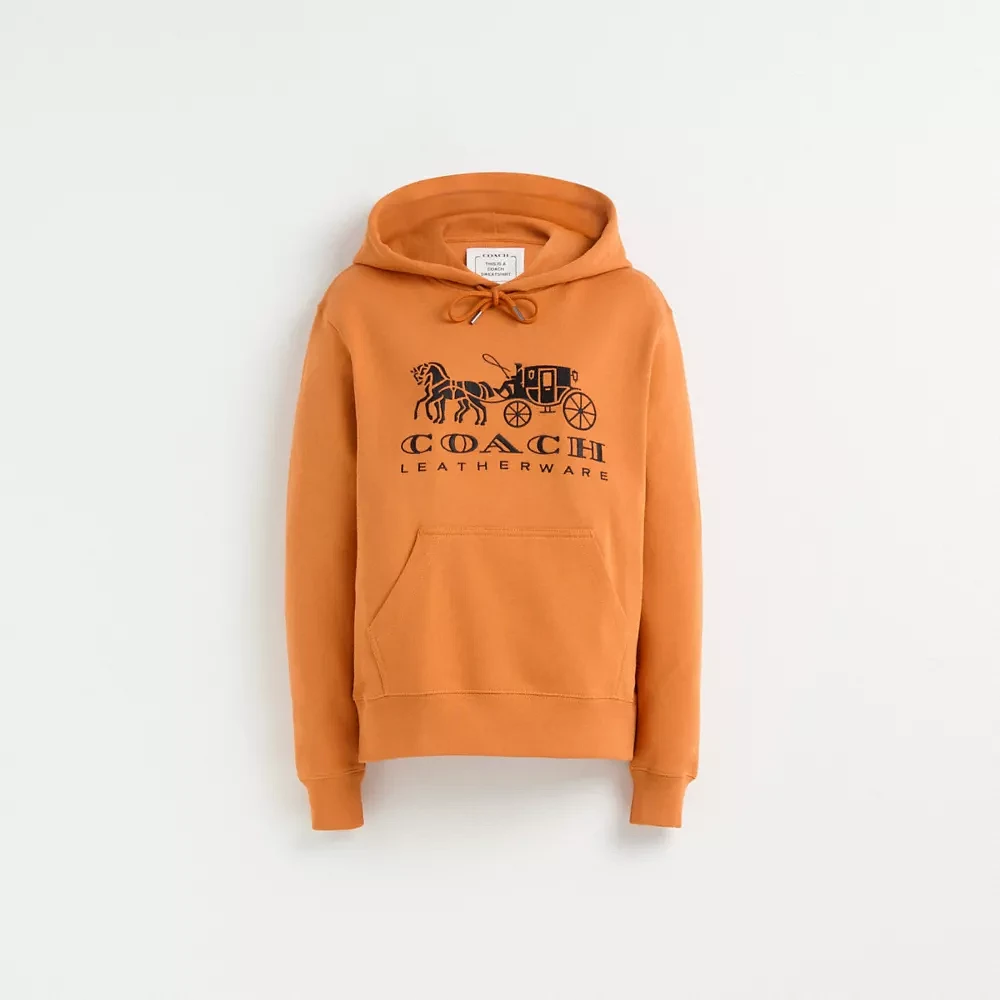 Restored Horse And Carriage Hoodie In Organic Cotton