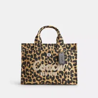 Cargo Tote Bag With Leopard Print