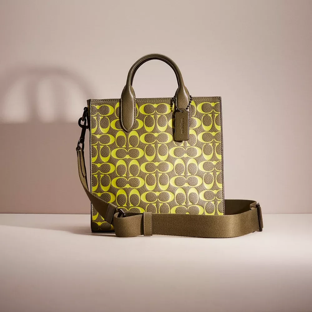 Restored Gotham Tall Tote 24 Signature Leather