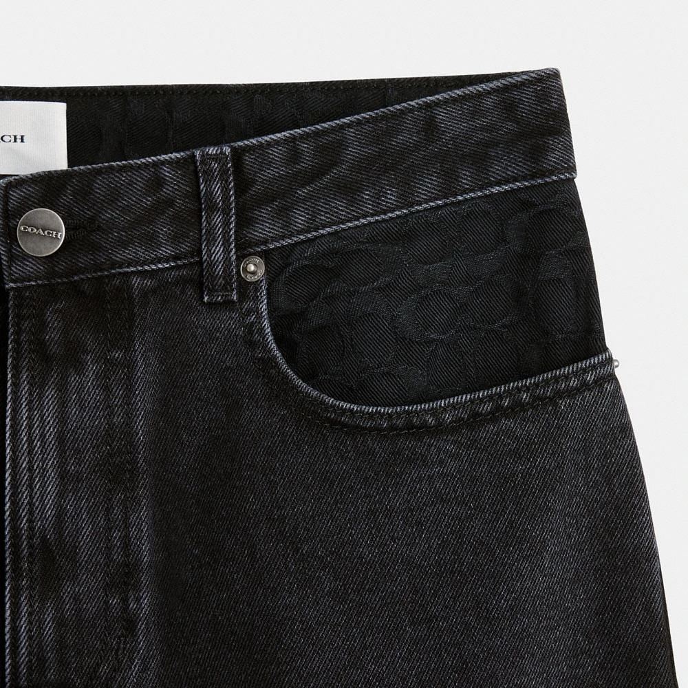 Black Taper Jeans Organic Cotton