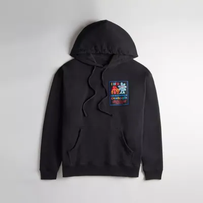 Hoodie With Coachtopia Graphic Label