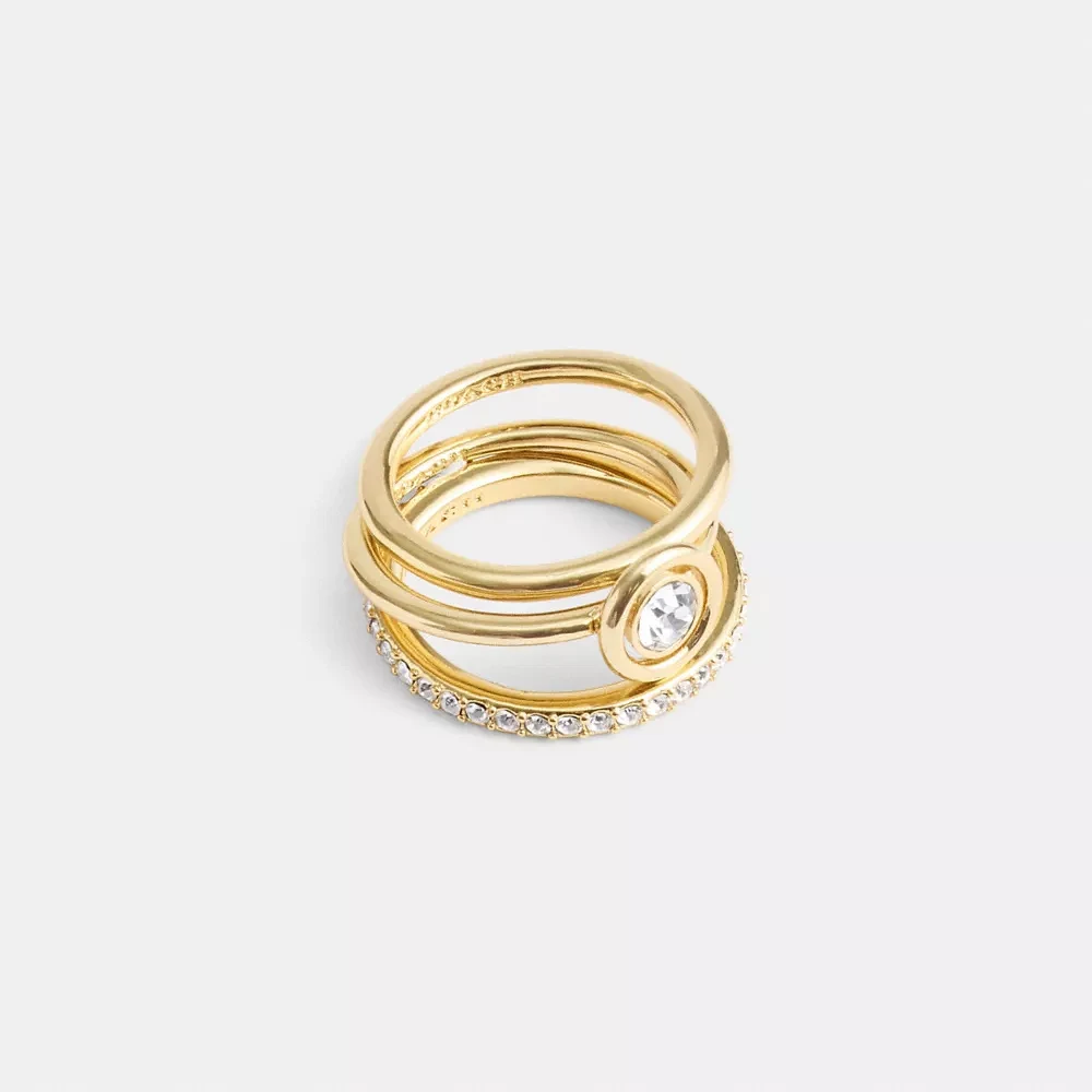 Halo Round Ring Set