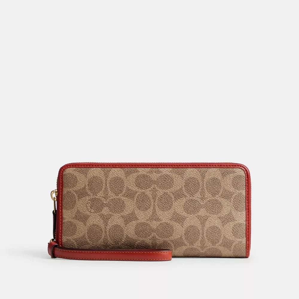Essential Continental Wallet In Signature Canvas