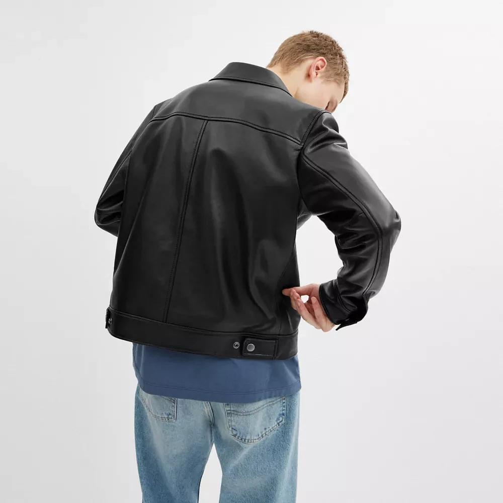 Heritage C Lightweight Leather Jacket
