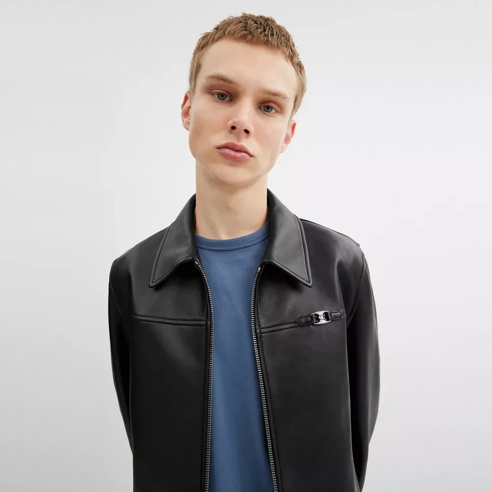 Heritage C Lightweight Leather Jacket