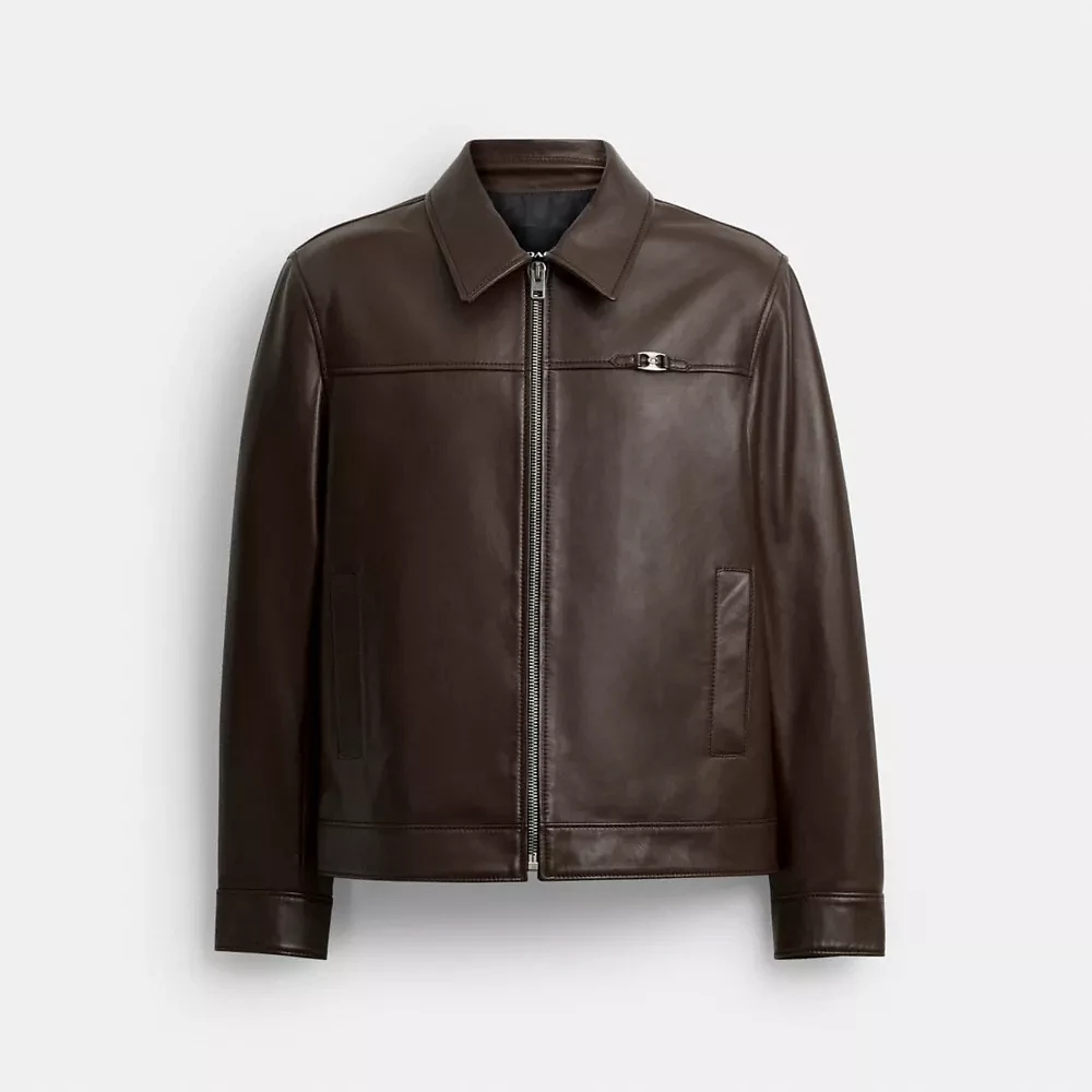 Heritage C Lightweight Leather Jacket