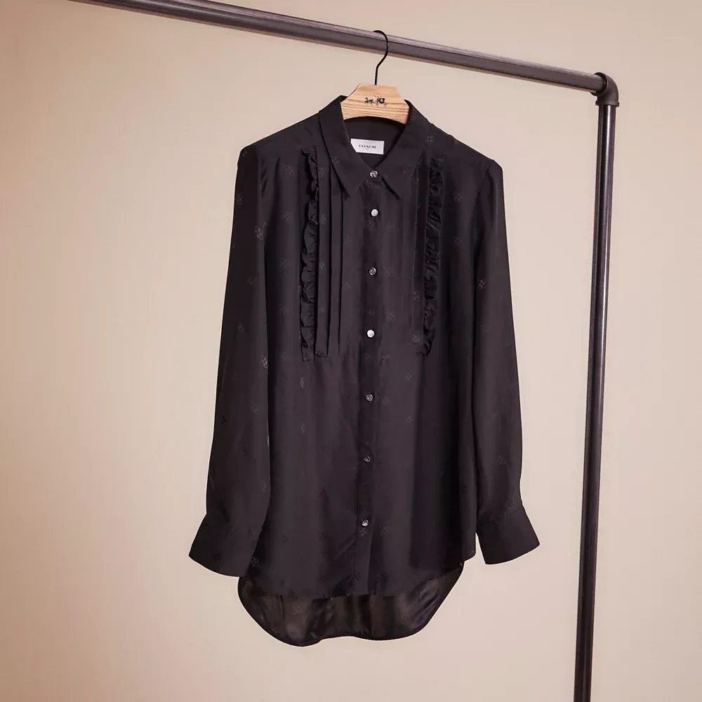 Restored Jacquard Bib Shirt