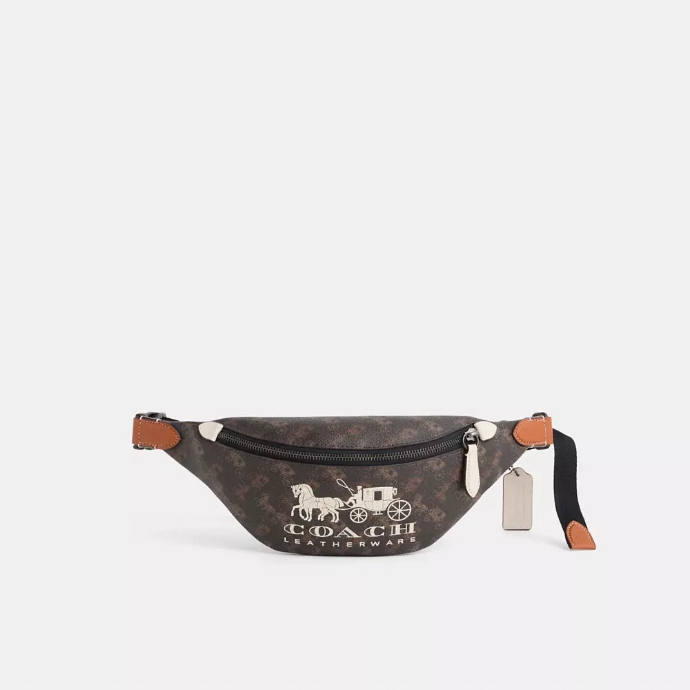 Restored Charter Belt Bag 7 With Horse And Carriage Print