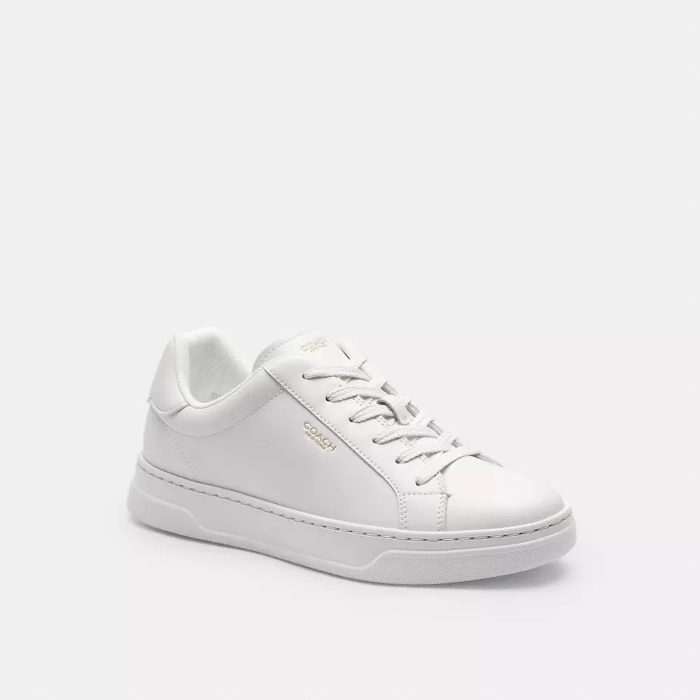 Coach X Peanuts High Line Sneaker Signature Canvas With Snoopy Print