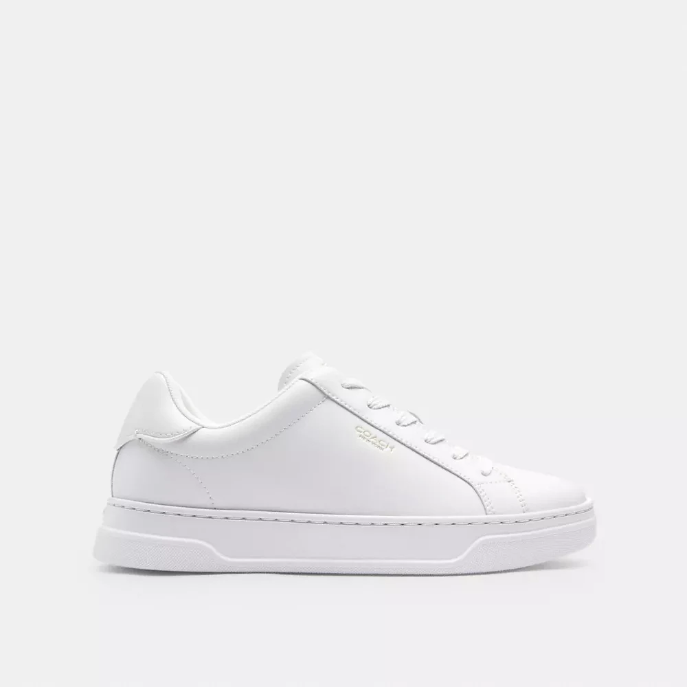 Coach X Peanuts High Line Sneaker Signature Canvas With Snoopy Print