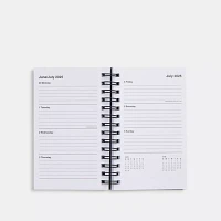 2024   2025 3 X5 Spiral Diary Book