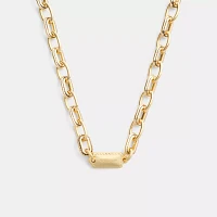 Stitched Chain Link Necklace