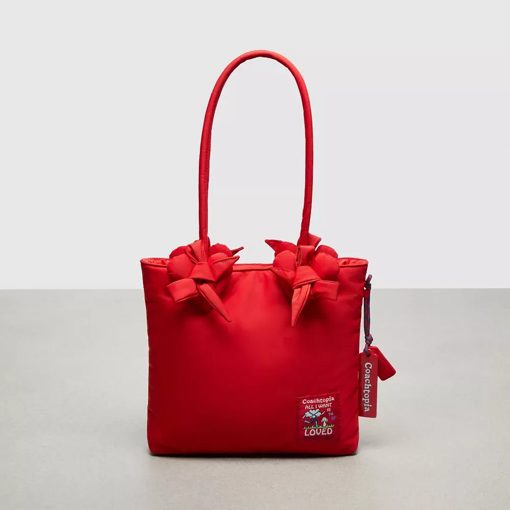 Coachtopia Loop Small Tote With Heart Appliqué