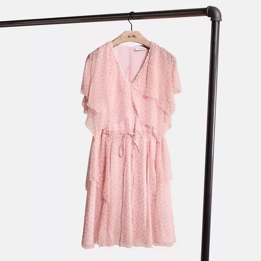 Restored Mini Viscose Party Dress