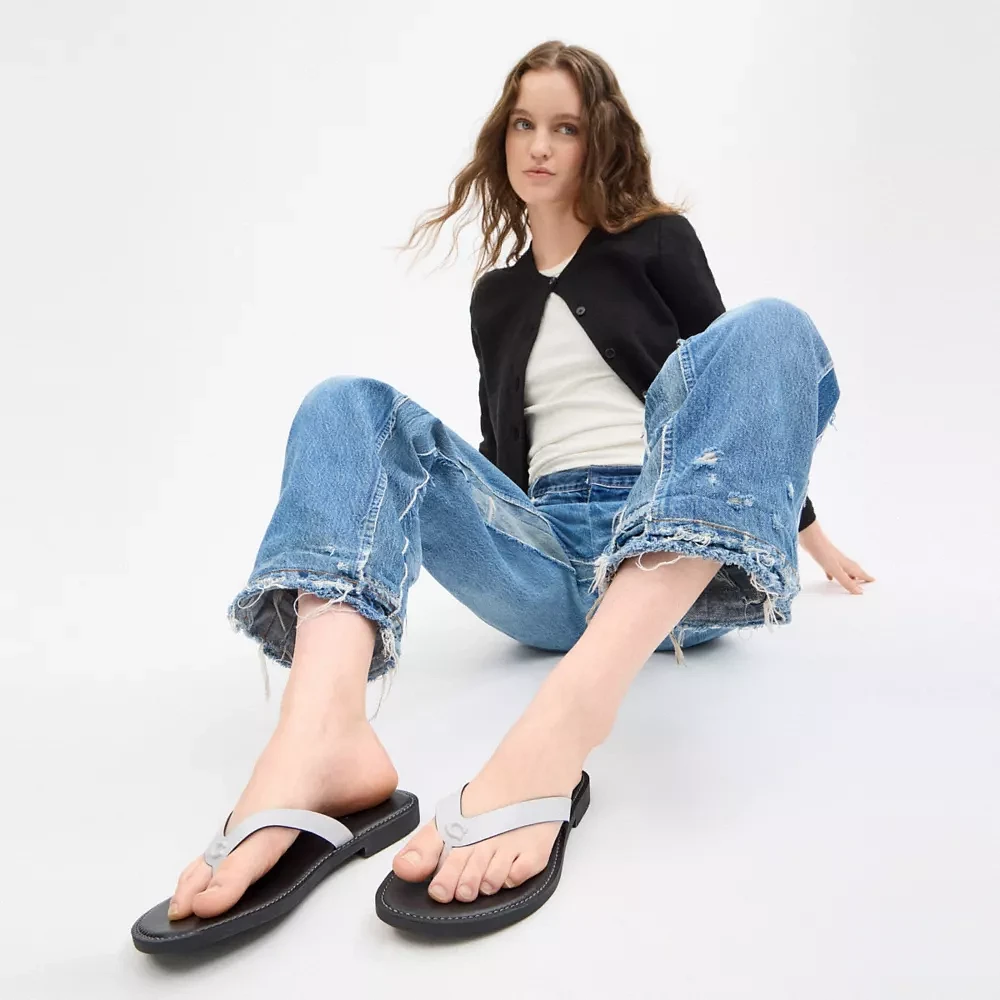 Brianna Flip Flop Signature Canvas