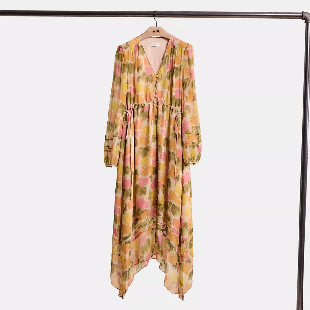 Restored Floral Long Dress