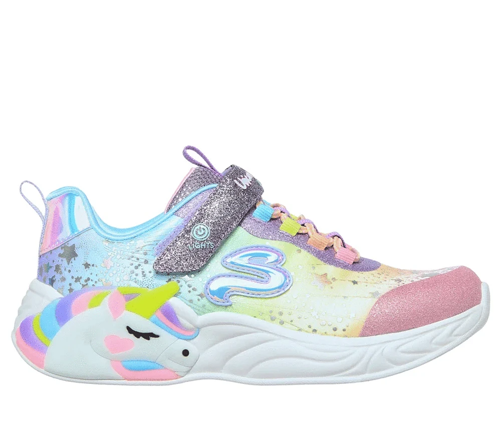 Skechers Girl's S Lights S-Lights: Unicorn Dreams : PRMT