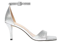 Michael Kors Jaida Metallic Leather Sandal: Silv