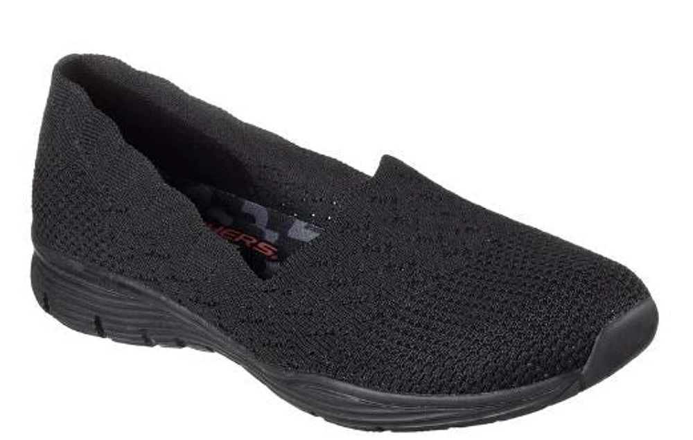 Skechers Womens knit Seager Slip On Shoes