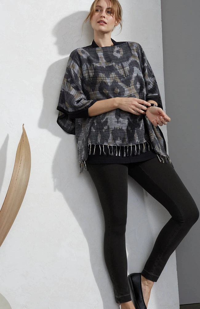 pure jill side-slit jeggings