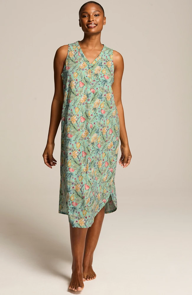sleep ultrasoft henley gown