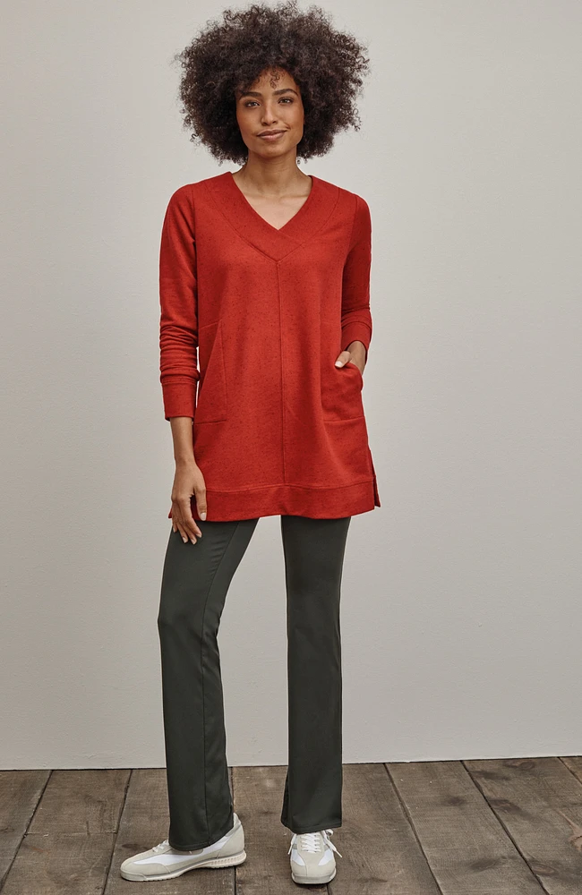 fit performance high-rise boot-cut pants