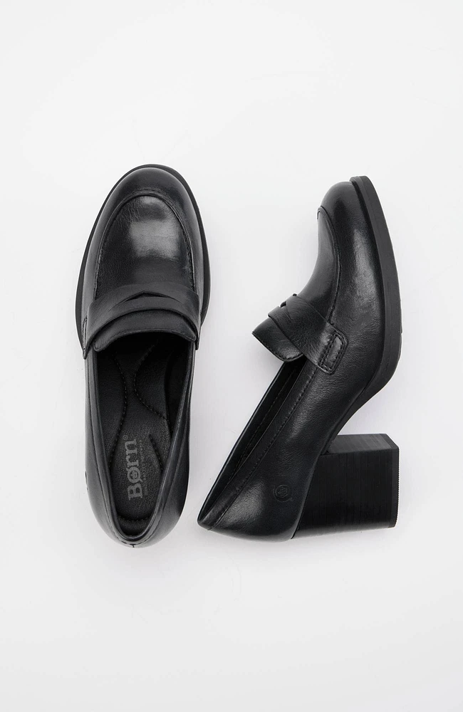 born® holliston loafer heels