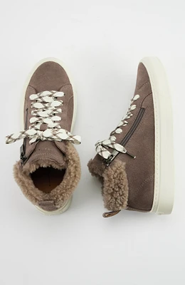 frankie4 miles sherpa-lined sneakers