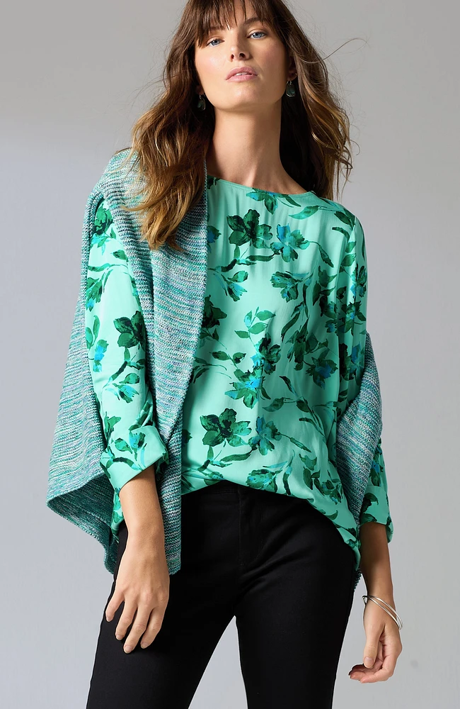 satin a-line top