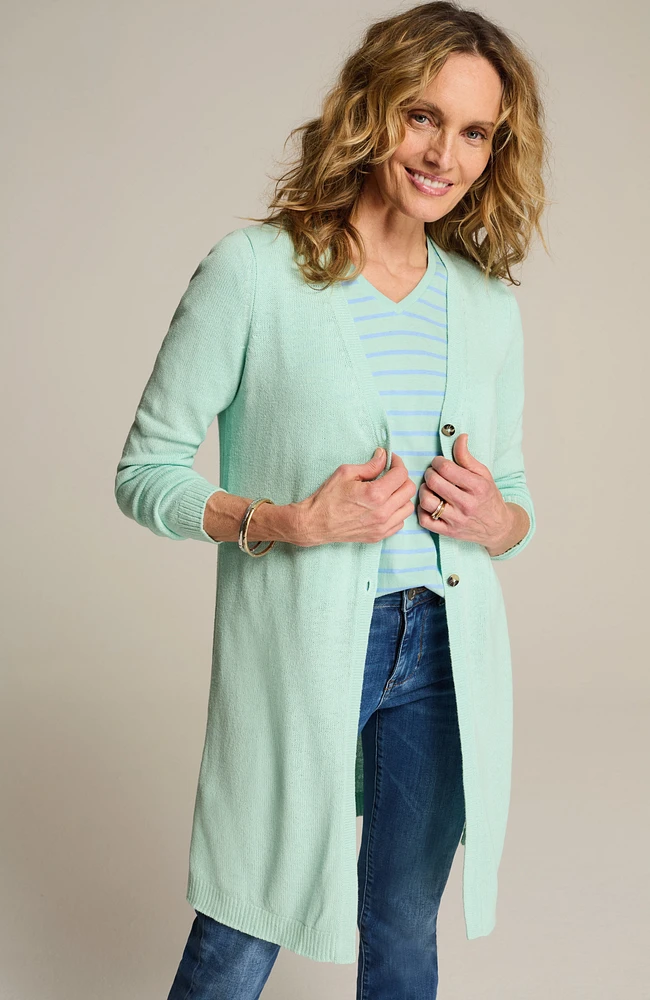 long & light cardi