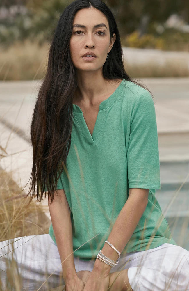 pure jill hemp & cotton top