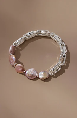 freshwater pearl stretch bracelet