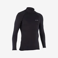 Men’s Long-Sleeved Fleece Surf Top - 900 Black