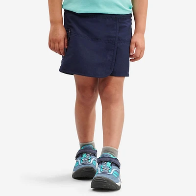 Kids’ Hiking Skort - MH 100 Navy Blue