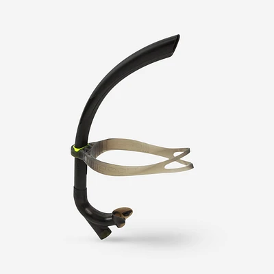 Swimming Front-mounted Snorkel Size L - 500 Blue/Yellow