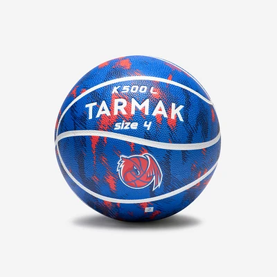 Kids' Size 4 Basketball - K 500 Blue/Red