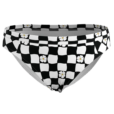 Girl’s Surf Swimsuit Bottom - Alma Hao black and white