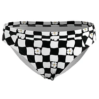Girl’s Surf Swimsuit Bottom - Alma Hao black and white