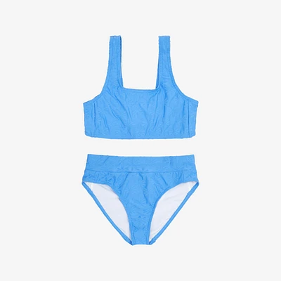 Girl’s 2-Piece Surf High-Waisted Swimsuit