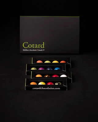 Boîte de 16 chocolats garnis