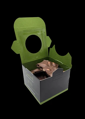 Écorces aux amandes et chocolat au lait