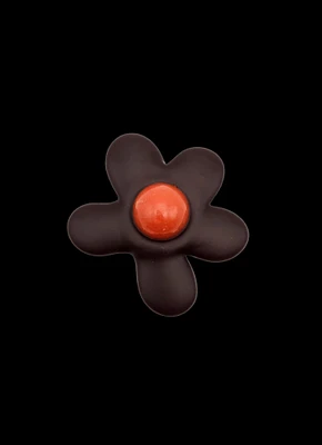 A-18x fleurs chocolat noir, À emballer, délai 14 jours, disponible jusqu'à épuisement des stocks